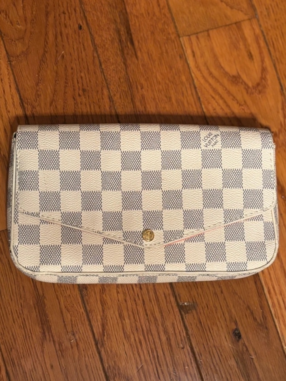 White Monogram Crossbody Purse